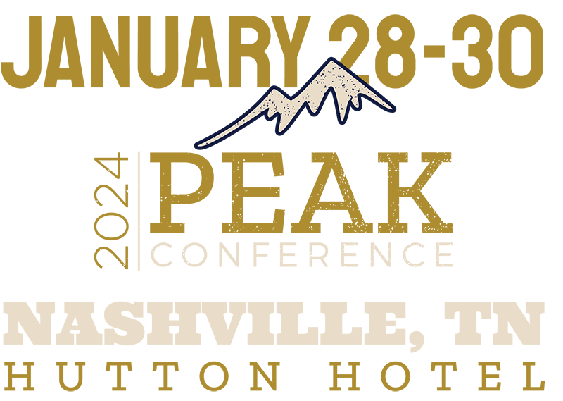 January 28-30 | 2024 PEAK Conference | Nashville, TN | Hutton Hotel